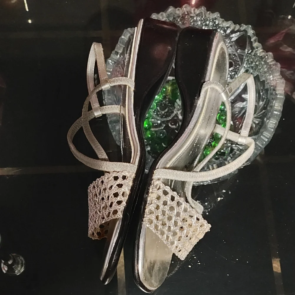 Elegant Silver Sandals